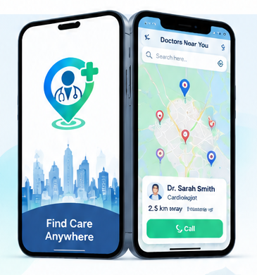 FindMyDoctor mobile app preview